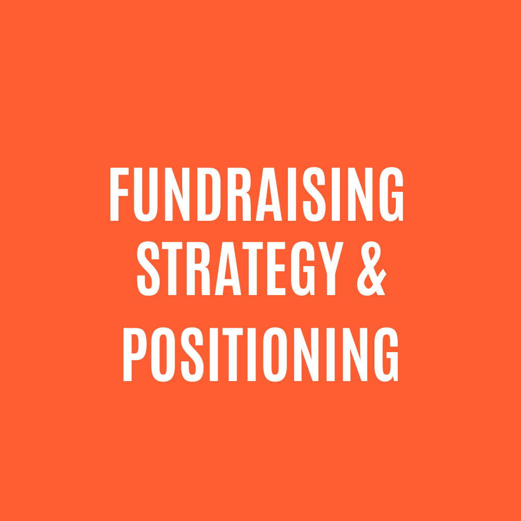 FUNDRAISING STRATEGY & POSITIONING